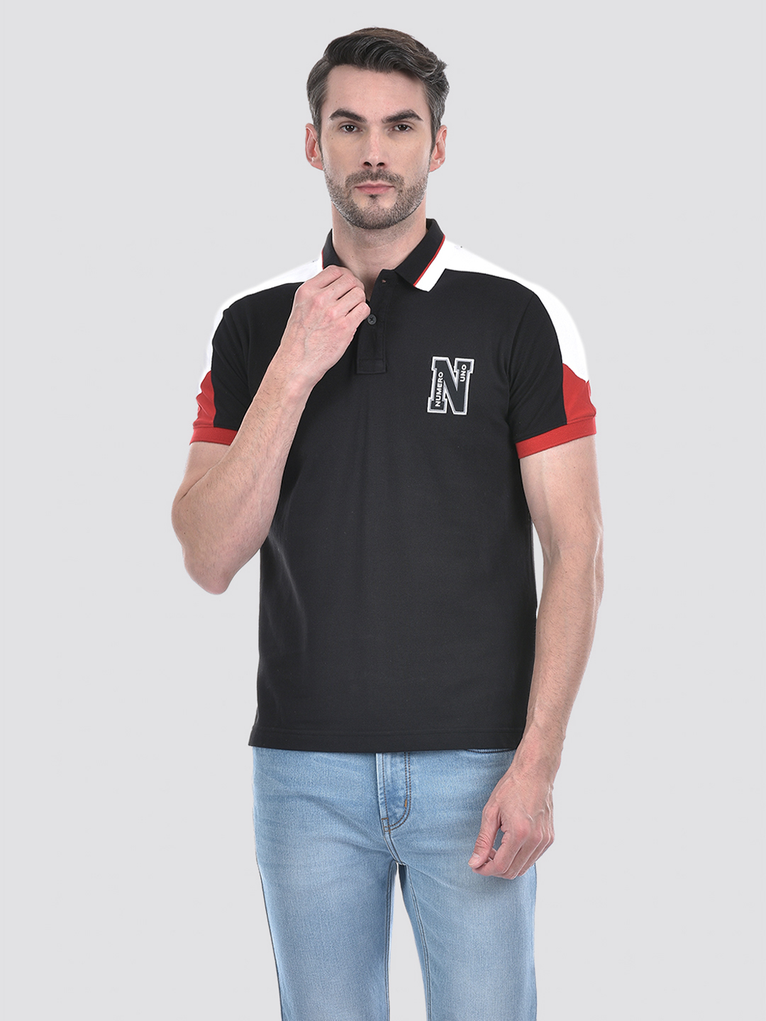 Numero Uno Men Color Block Multicolor T-Shirt